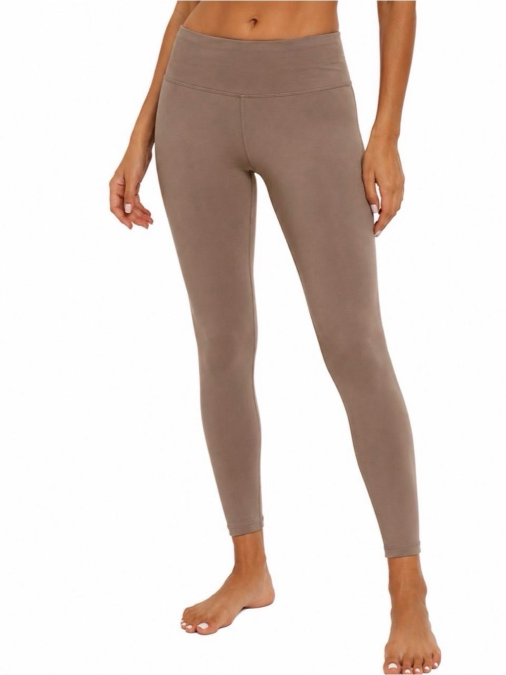 PACT Organic Cotton Leggings XL – Taupe/Mocha